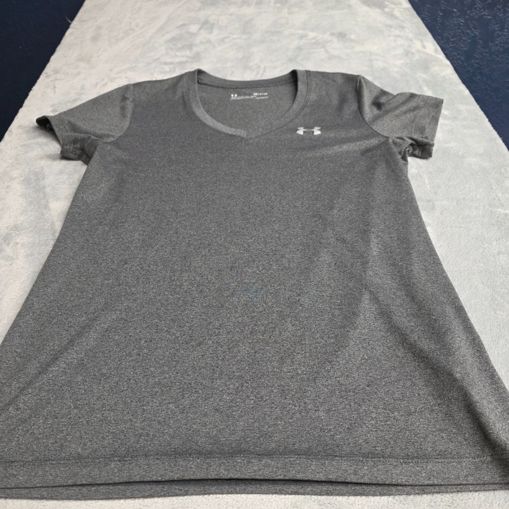 Women's UA Dri Fit Shirt Size Small Heather Gray